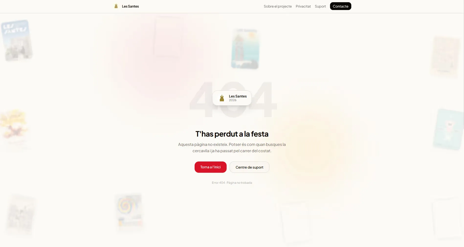 Página 404 personalizada