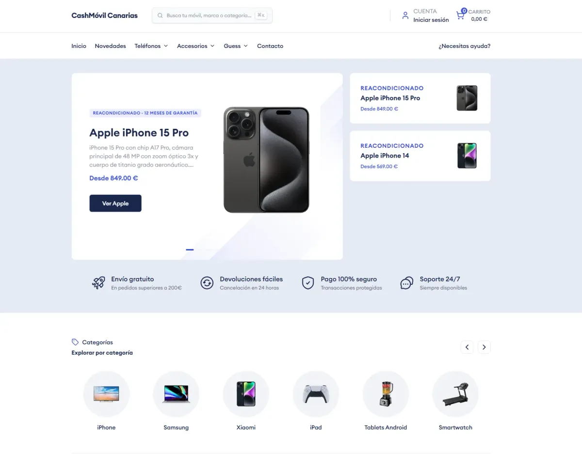 Imagen de portada del proyecto CashMóvil Canarias, mostrando una vista previa visual del trabajo realizado para el cliente. La imagen refleja el estilo y la esencia del proyecto, utilizando colores y elementos gráficos relacionados con CashMóvil Canarias.